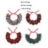 YPBEW Christmas Plaid Pet Neck Scarf with Small Bells view 4