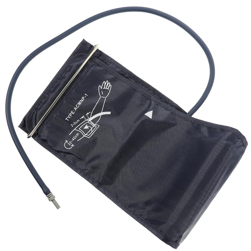 Manual Upper Arm Blood Pressure Cuff with Velcro Strips