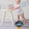HAKIDZEL Baby Wash Basin with Cat Ears, Integrated Hidden Washboard, Blue view 4