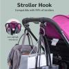 Stroller Hooks, Heavy-Duty Clips, 360-Degree Rotation view 4