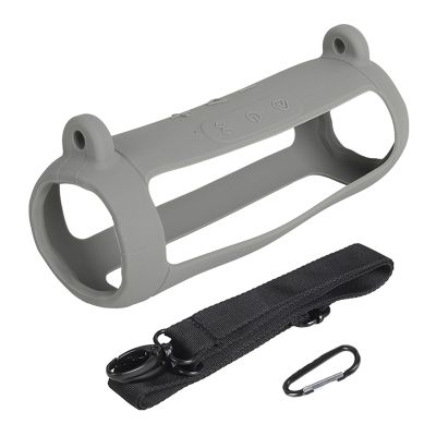 FGDTREE Shock-Absorbing Silicone Case for Soundbar, Waterproof, with Shoulder Strap and Carabiner