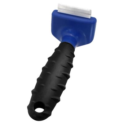 Metal Dog Grooming Brush with Ergonomic Non-Slip Handle