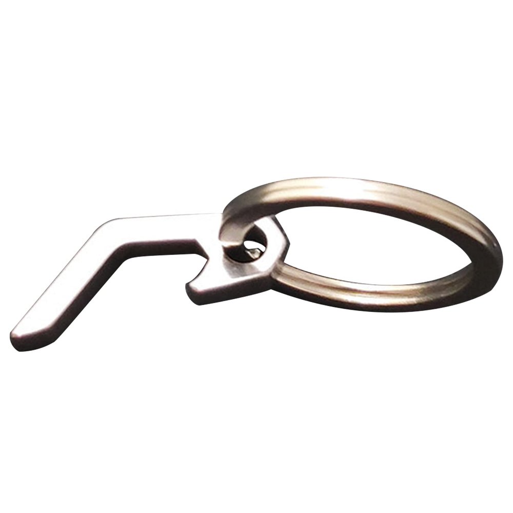MHADBKH Pocket Stainless Steel Beer Bottle Opener Keychain