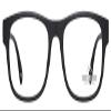 Paule & Knopf Modern Reading Glasses MRC-1, Black, +1.00 dpt, Without Sun Clip view 2