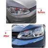 Headlight Eyebrow Eyelid Trim for VW Golf GTD GTR MK7.5 2013–2019 view 2