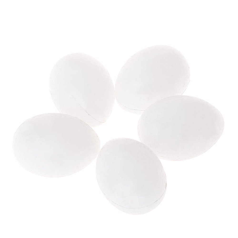 5-Pack White Artificial Eggs
