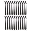 30-Piece Portable Eyebrow Comb Set, PP, Black, Small view 1