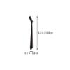 30-Piece Portable Eyebrow Comb Set, PP, Black, Small view 2