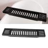 Bamboo Bathtub Tray for Spa Relaxation, Black Bath Organizer for Books, Tablets and Wine view 3
