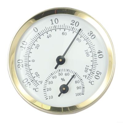Crabop Analog Thermometer and Hygrometer