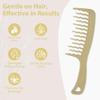 AUYAO Wavy Curl Comb for Detangling and Defining Curls (Earthy Yellow) view 4