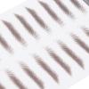 Adfaga Professional Eyebrow Stickers, Long-Lasting-Looking Transfer Stickers for Women, Easy to Apply, Breathable Design, Multiple Styles Available (BROWN-04) view 3