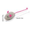Plush Cat Toy with Rope Tail view 2