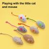 Plush Cat Toy with Rope Tail view 4