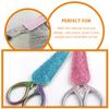 CANIGHT 2-Pack Glitter PU Leather Protective Covers for Manicure Scissors view 3