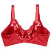 Women's Push-Up Sports Bras, 3-Pack, Underwire Lace Bras with Strong Support view 3