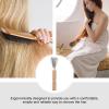 Mikikit 2-Piece Comb Cleaning Claws and Metal Hair Removal Tools for Salon and Home, Khaki view 4
