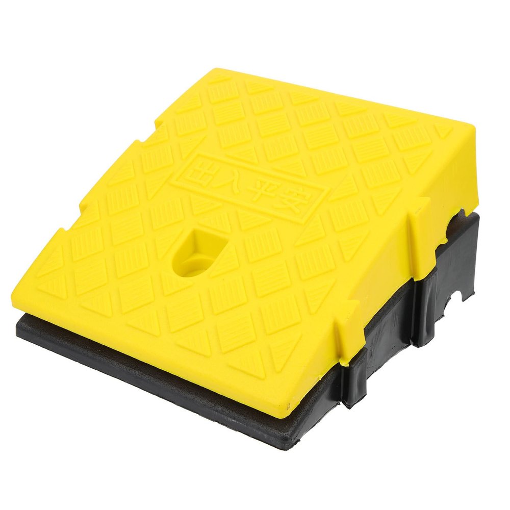 DOITOOL 2-Piece Plastic Threshold Ramp Mats
