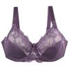 Women's Wire-Free Support Bras, 3-Pack – Lace, Adjustable Straps, Full Coverage view 3