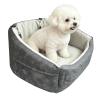 Non-Slip Dog Car Seat with Safety Belt Storage Pocket view 1