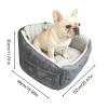 Non-Slip Dog Car Seat with Safety Belt Storage Pocket view 4