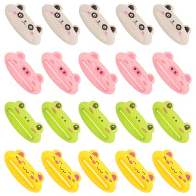 SWOOMEY Manual Toothpaste Squeezer, Space-Saving and Easy to Use, Plastic, 20-Pack for Toothpaste and Cream Tubes, Bathroom