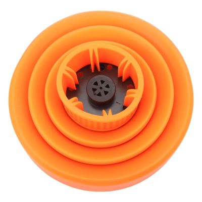 AMONIDA Foldable Hair Dryer Diffuser, Portable Orange, for Perfect Curls