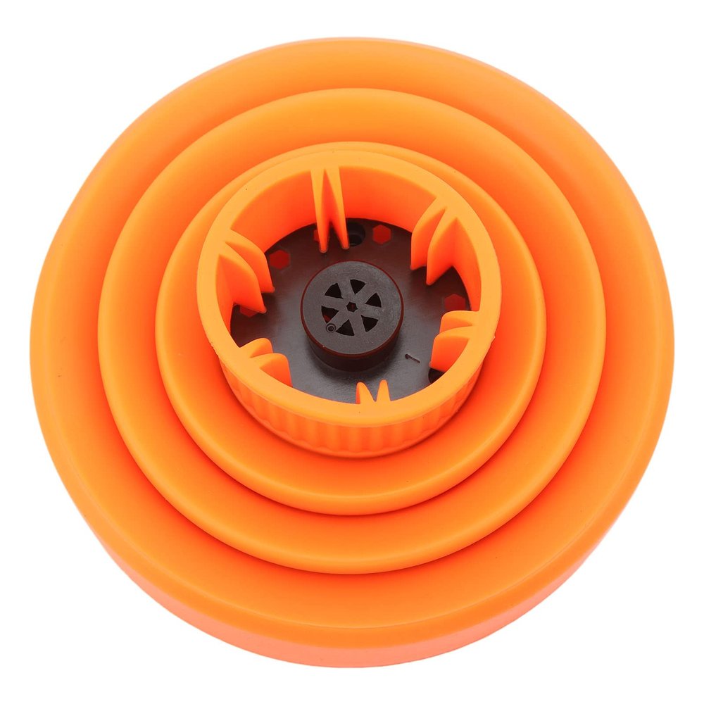 AMONIDA Foldable Hair Dryer Diffuser, Portable Orange, for Perfect Curls
