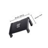 HOMSFOU Adjustable Pedicure Footrest with Massage Function view 2