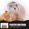 Portable Multi-Level Plastic Hamster Carrier for Small Pets view 3