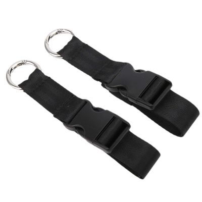 CHICIRIS 2 Universal Stroller Hooks, Round Heavy-Duty Clips, Organizer Hooks for Bags, Crutches, Walkers, Wheelchairs and Strollers