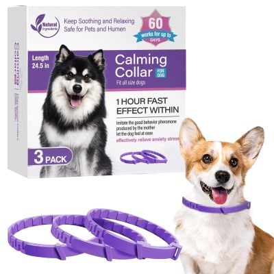 Calming Pheromone Collars for Dogs, 3 Pack