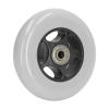 Cryfokt 4-Inch Rubber Wheel for Wheelchairs, Non-Slip, Low-Noise, Gray view 1