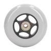 Cryfokt 4-Inch Rubber Wheel for Wheelchairs, Non-Slip, Low-Noise, Gray view 2