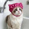 Ceweao Waterproof Reusable Shower Caps for Dogs with Adjustable Fit view 3
