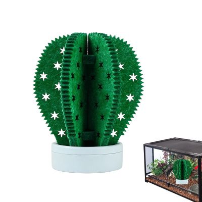 Yqooup Reptile Humidifier | Cactus-Shaped, No Power Needed