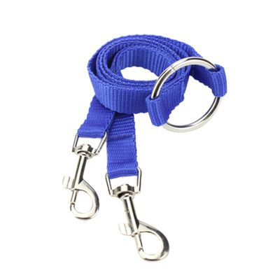 DINHEAROM Double Leash for Dogs - Blue