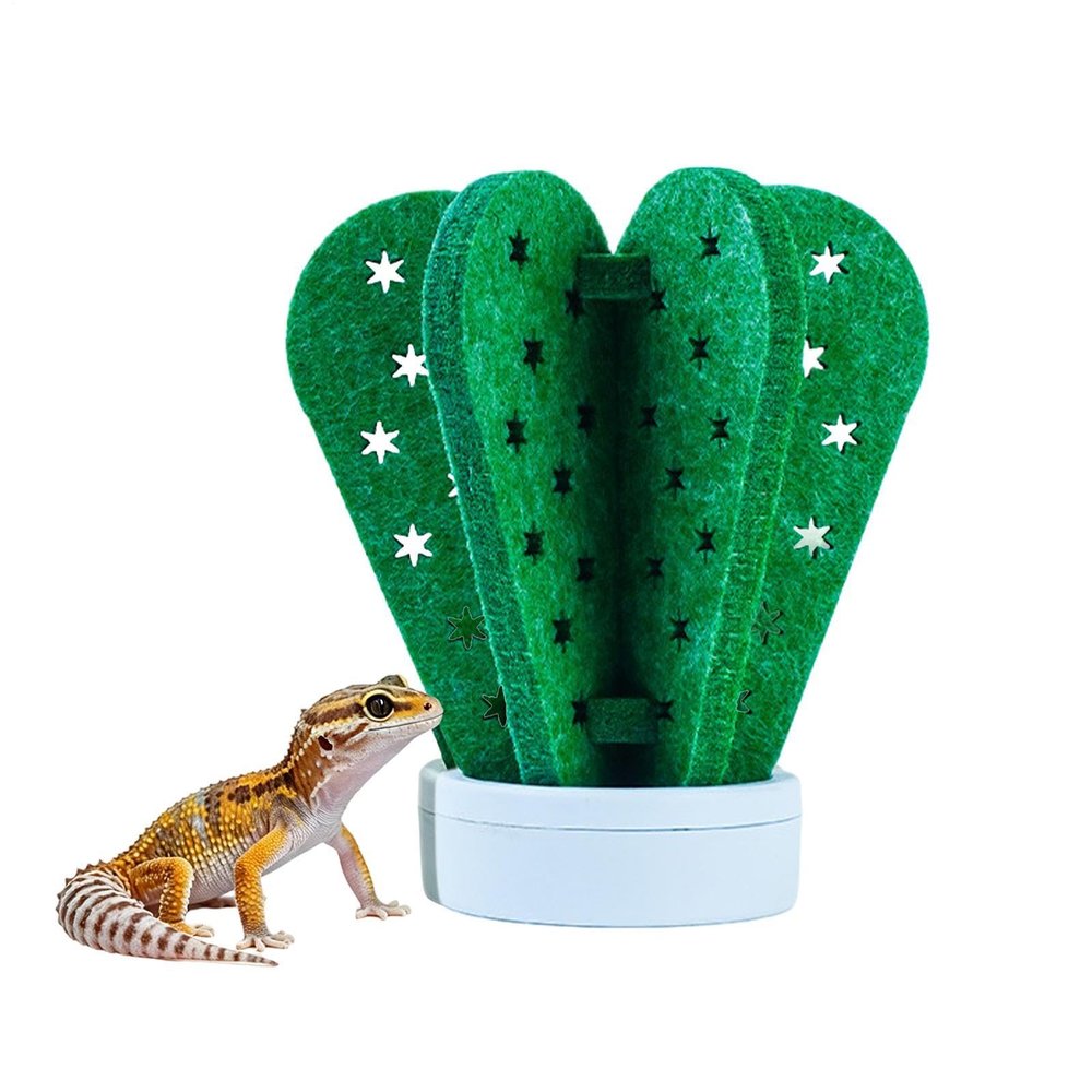 Compact Reptile Terrarium Humidifier - Cactus Shaped