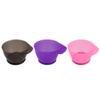 Alipis 3-Piece Plastic Hair Dye Bowls with Handles, Black and Purple view 1
