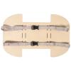 PERSELOSO Footrest Extension Plate for Dog Bike Carriers, Front Platform for E-Scooters and E-Bikes (23.2 x 15 in) view 1