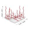 GALPADA Foldable Baby Bottle Drying Rack with Drip Tray view 2