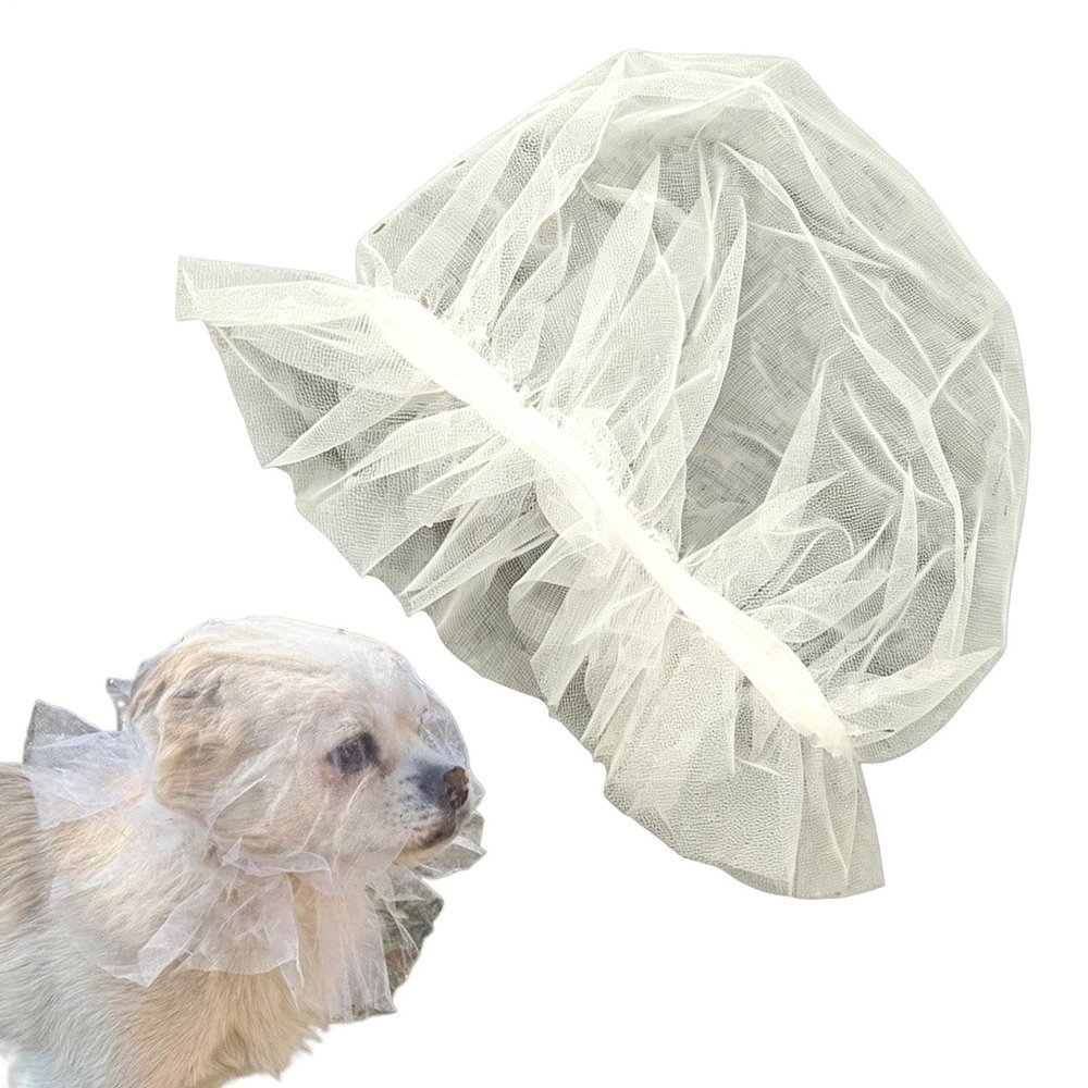 Dog Face Mask, Mesh Dog Muzzle with Adjustable Strap