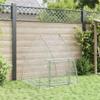 Mhdvray Galvanized Steel Rabbit Hutch 105 x 100 x 120 cm, Stable Outdoor Run for Rabbits, Chickens and Small Animals with Lockable Door view 3
