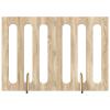Mhdvray Foldable Indoor Pet Gate, No-Drill Dog Barrier, Sonoma Oak, 100.5 x 38 x 70 cm view 1