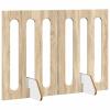 Mhdvray Foldable Indoor Pet Gate, No-Drill Dog Barrier, Sonoma Oak, 100.5 x 38 x 70 cm view 3