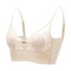 QAJXKZRQF Latex Rabbit-Ear Crystal-Cup French Bra, Ultra-Thin Summer Gathering Lingerie view 1