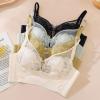 QAJXKZRQF Latex Rabbit-Ear Crystal-Cup French Bra, Ultra-Thin Summer Gathering Lingerie view 2