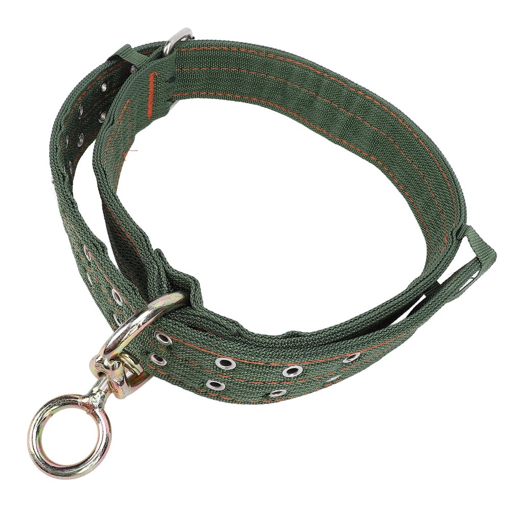 Cryfokt Durable Adjustable Cattle Collar with Metal Buckle and Pull Chain for Cattle Shows, Comfortable Neck Strap for Dogs (Medium Size)