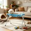 Escape-Proof Breathable Dog Grooming Restraint Table with 8 Holes view 2