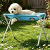 Escape-Proof Breathable Dog Grooming Restraint Table with 8 Holes view 3